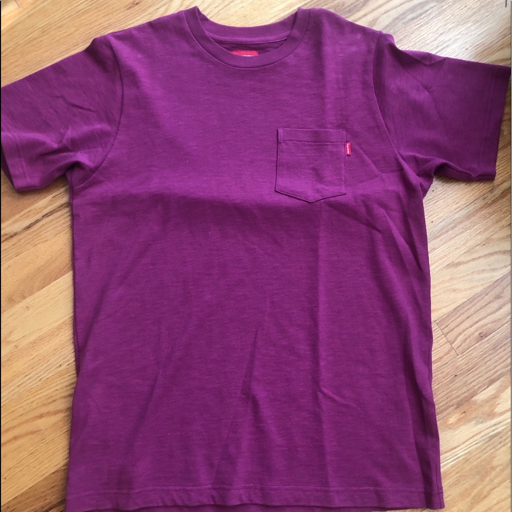 Supreme Magenta Pocket Tee SS17